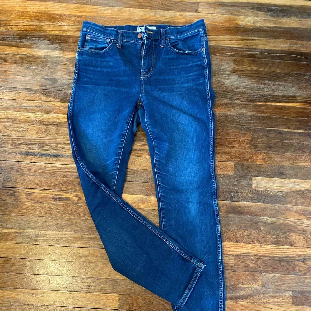 Madewell high riser skinny jeans
